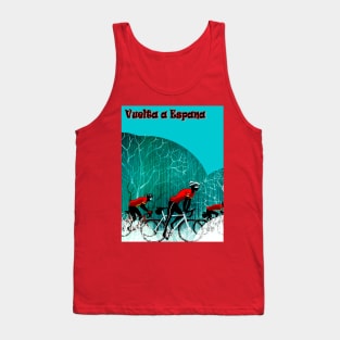 Vuelta a Espana Bicycle Racing Advertising Print Tank Top